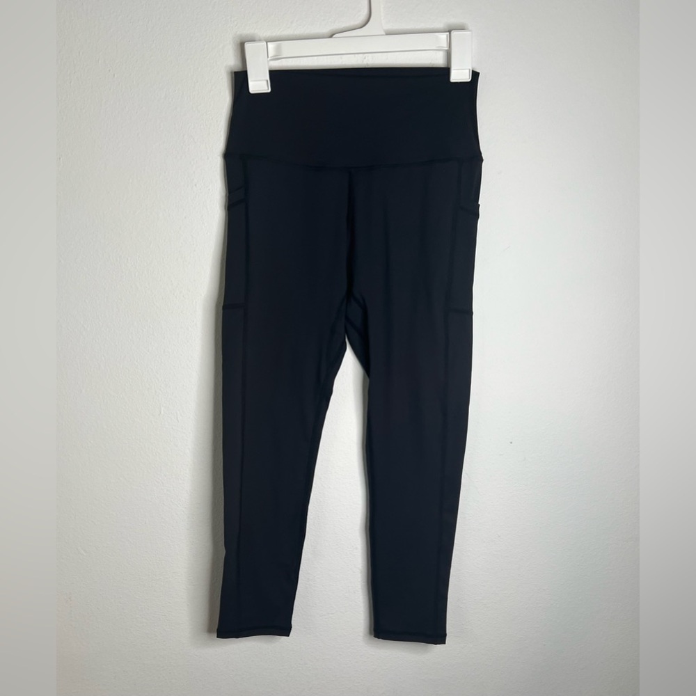Sunzel Women's High Waisted Athletic Workout Leggings Black Size Large